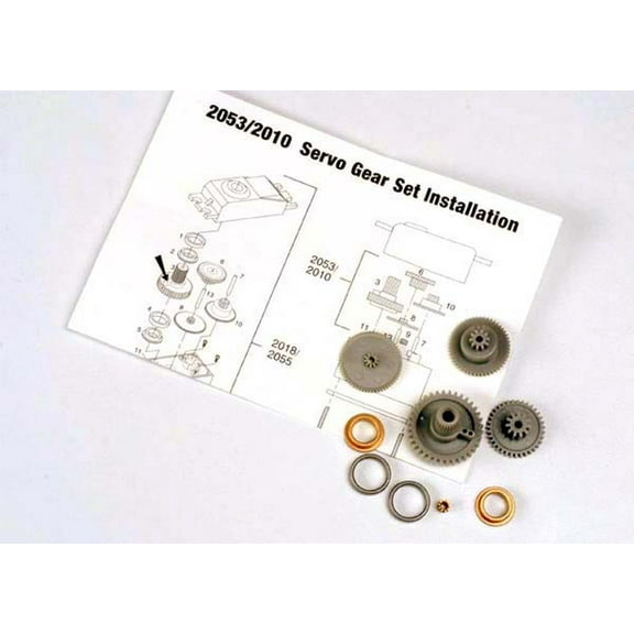 2053 Traxxas Plastic Servo Gear Set (TRA2055/2056)