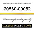 thumbnail image 1 of 20530-00052 - SEAL GROUP D65-12 for KOMATSU, 1 of 1