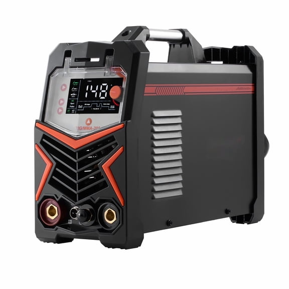 205A 3-in-1 TIG Welder - DC TIG Pulse TIG MMA Stick Welder, 110/220V IGBT Inverter Welding Machine with Digital Display
