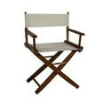 thumbnail image 1 of 206-04-032-12 18 in. Extra-Wide Premium Directors Chair, Oak Frame with Natural Color Cover, 1 of 1