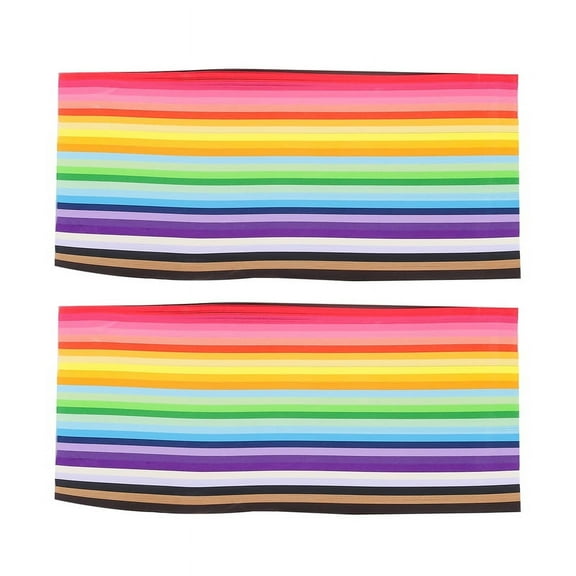 2060 Sheets Star Paper 27 Assortment Color Paper Strip Double Sided Solid Color Decoration Paper Strips