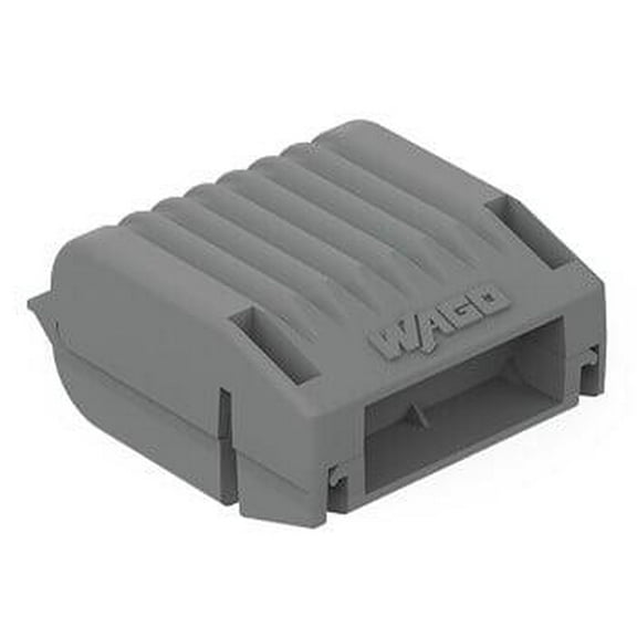 207-1431 | WAGO Gelbox for 221 series connectors | moisture protection | IPX8-certified | 10 AWG | gray, label-free housing |