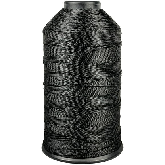 207 Bonded Nylon Thread (Black)