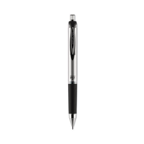 "207 Impact Gel Pen, Retractable, Bold 1 Mm, Black Ink, Black Barrel | Bundle of 10 Each"