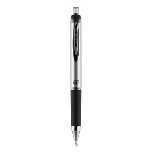 "207 Impact Gel Pen, Retractable, Bold 1 Mm, Blue Ink, Black/blue Barrel | Bundle of 2 Each"