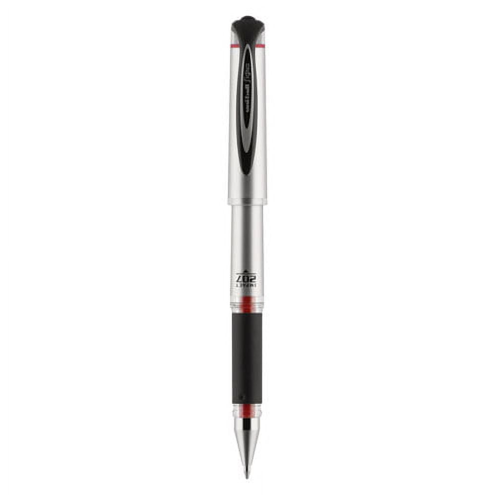 "207 Impact Gel Pen, Stick, Bold 1 Mm, Red Ink, Black Barrel | Bundle of 2 Dozen"