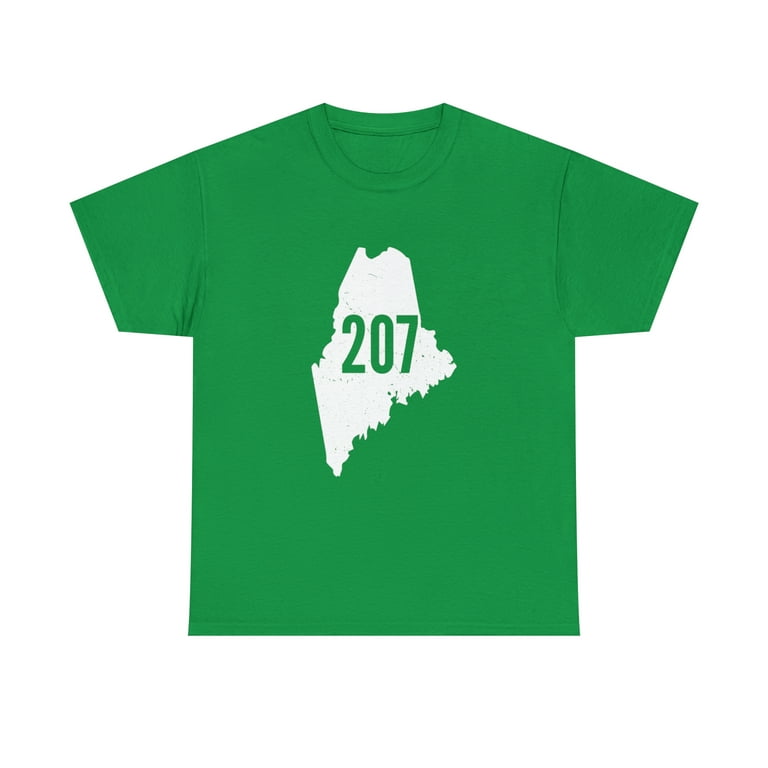 207 Maine State Area Code Outline Pride T-Shirt 207 Maine State Area Code Outline Pride T-Shirt
