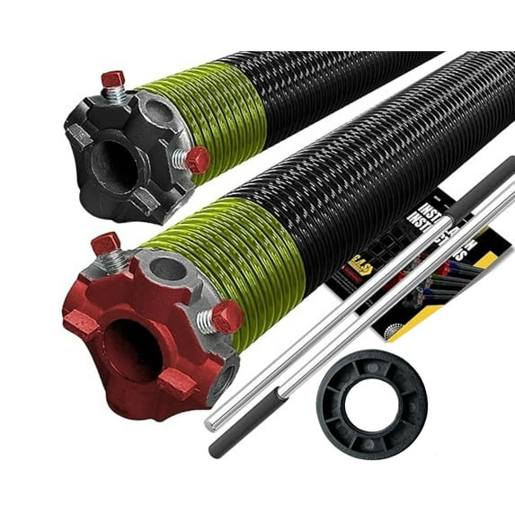 207 x 2 x 22 Garage Door Torsion Spring - PAIR for Left and Right Side of Garage Door