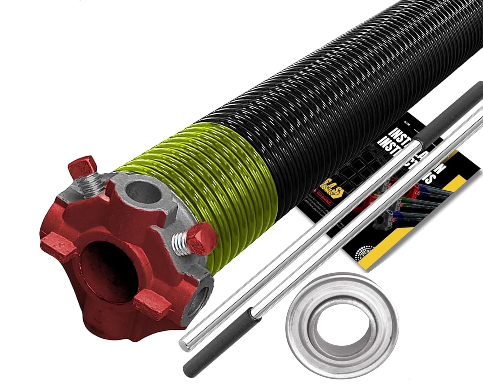 Garage Door Torsion Spring 2 X .207 X 22 LHW Yellow – Re-Source Industries 200-20046