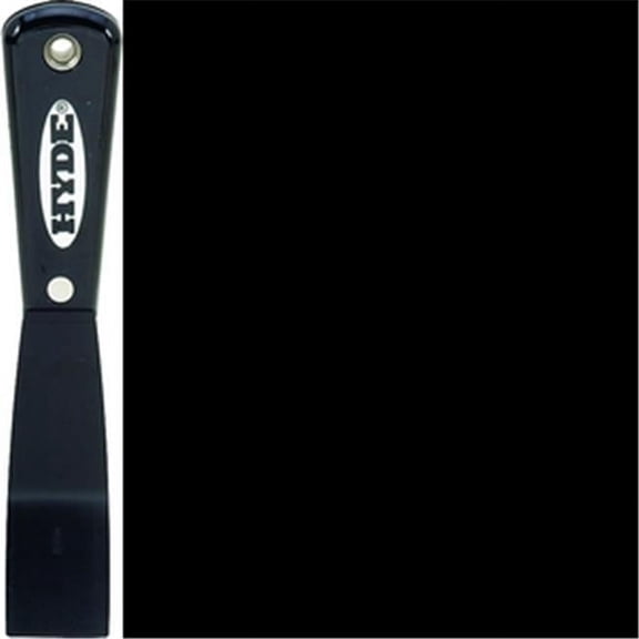 2070 1.25 in. Black & Silver Bent Stiff Putty Knife