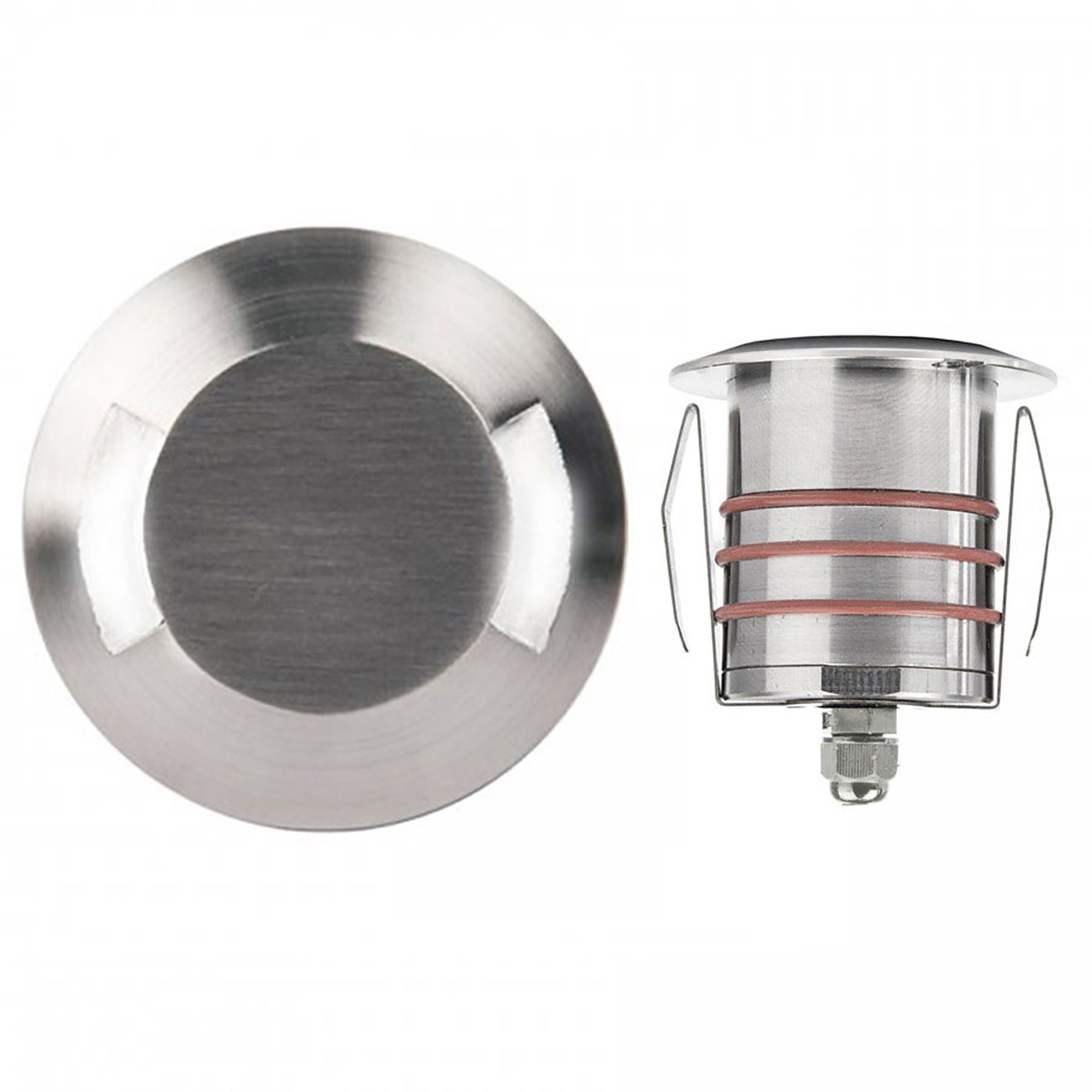 Sleek Stainless Steel LED Bi-Directional Outdoor Indicator Light