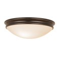 thumbnail image 1 of 20724-ORB-OPL Atom 1 Light Flush Mount - Oil Rubbed Bronze, 1 of 1