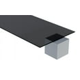 2064 Gray, Transparent, Sheet, 6MM (1/4") Thick, 24" W X 24" L