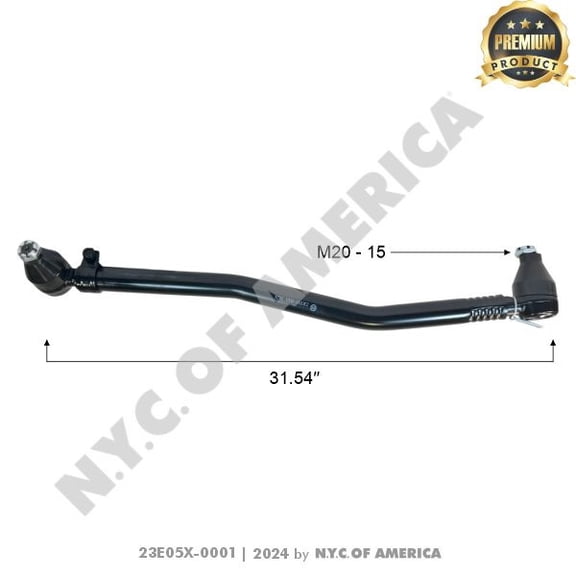 20794767 DS9621 Drag Link 31.54In C To C For Volvo VNL GEN 2 2004 2016 NEW