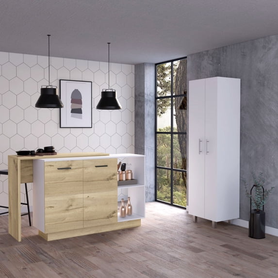 208.77 lb Weight - Internal Shelf Storage - Kitchen Use - Hold Heavy Items
