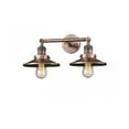 thumbnail image 1 of 208-AC-M3 Innovations Lighting Two Light Railroad Wall Sconce-18 Inches Wide by 8 Inches High, 1 of 3