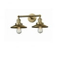 thumbnail image 1 of 208-BB-M4-Innovations Lighting-Two Light Railroad Wall Sconce-18 Inches Wide by 8 Inches High, 1 of 3