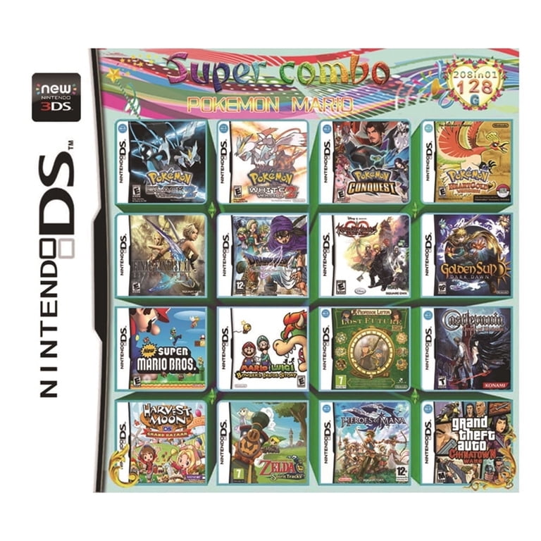 208 DS Game in 1 Cartridges,US Version - Walmart.com