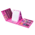 thumbnail image 1 of 208 PCS Art Supplies,QZS Drawing Art Kit with Double Sided Trifold Easel Box with Colored Pencils,Paint Brush for Kids,Girls,Boys(Pink), 1 of 6