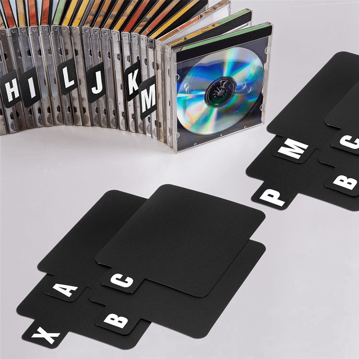 208 Pcs Vinyl Record Dividers DVD Alphabetical Dividers A-Z ...