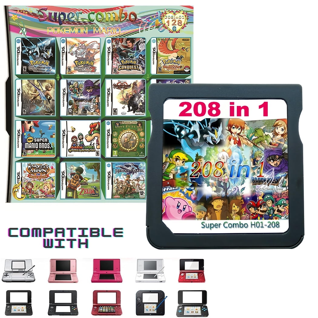 Game Card Nintendo Ds 300 Games In 208 Games Ds Game Card With