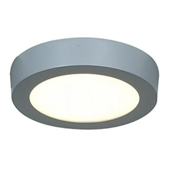 20800LEDD-SILV-ACR Strike 2.0 LED 7 in. Silver Flush Mount Ceiling Light
