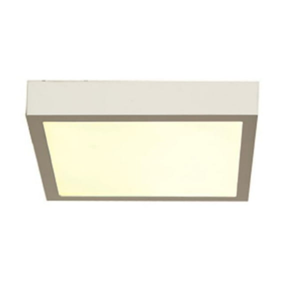 20802LEDD-WH-ACR Strike 2.0 LED 7 in. White Flush Mount Ceiling Light - White - 7in. H x 7in. W x 7in. L