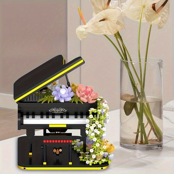 2080pcs Mini Ideas Piano Model Building Block Set, Music Lovers Collection Set, The Best Gift for Boys and Girls
