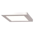 thumbnail image 1 of 20815LEDD-WH-ACR 9.5 x 9.5 x 0.5 in. Boxer LED Square Flush Mount, White & Acrylic Lens, 1 of 1