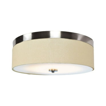 Access Lighting LED Flush Mount in Brushed Steel Color