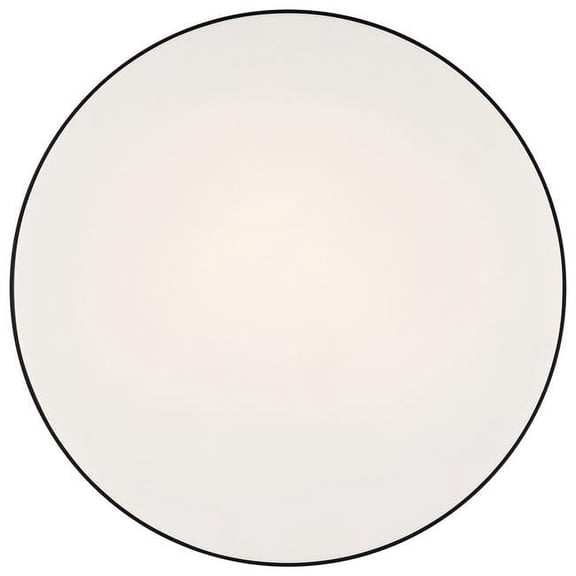 20825LEDD-MBL-OPL 11 in. 30W Roma LED Flush Mount, Matte Black