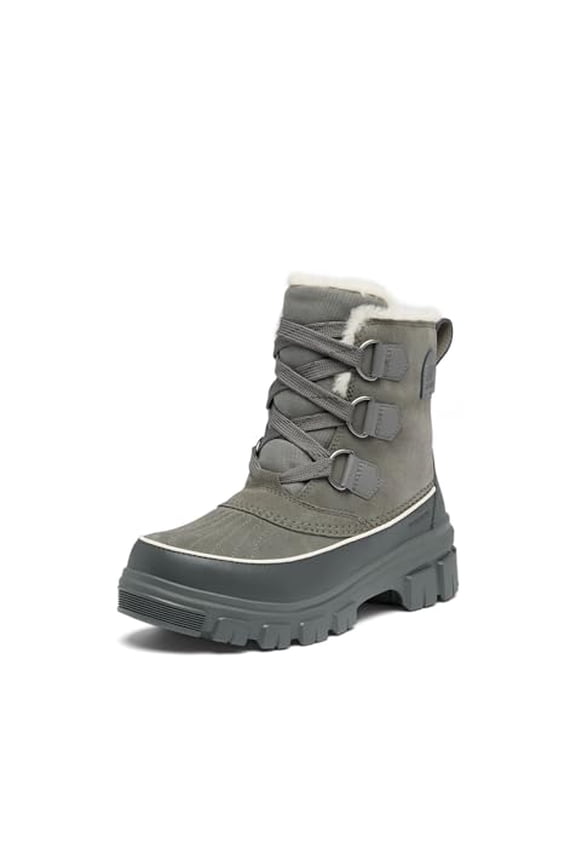 2082961 SOREL WOMEN'S TIVOLI V WATERPROOF BOOT - SIZE 6 - QUARRY, GRILL