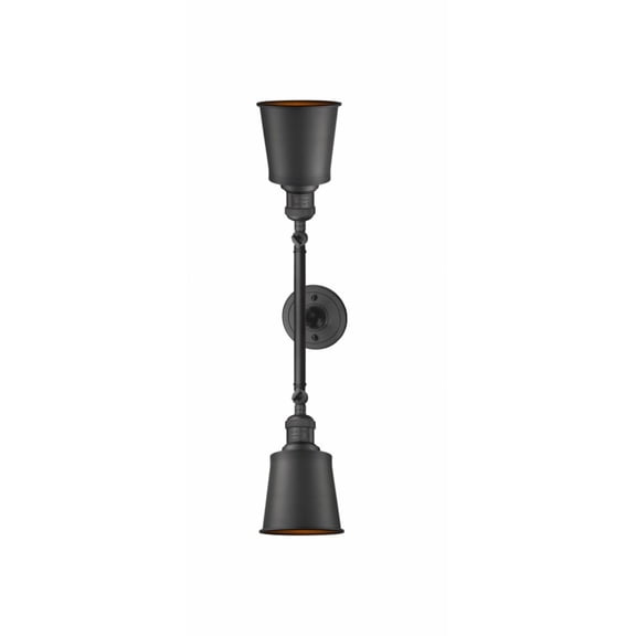208L-OB-M9-OB-LED-Innovations Lighting-Addison-7W 2 LED Bath Vanity in Traditional Style-5.25 Inches Wide by 22.75 Inches High Oil Rubbed Bronze