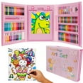 thumbnail image 1 of 208Pcs Art Supplies Colorful Drawing Art Kit Non Toxic Painting Drawing Art Kit Safe Art Kit Cute Painting Kit for Kids Boys Girls Teens Artist Beginners, 1 of 10