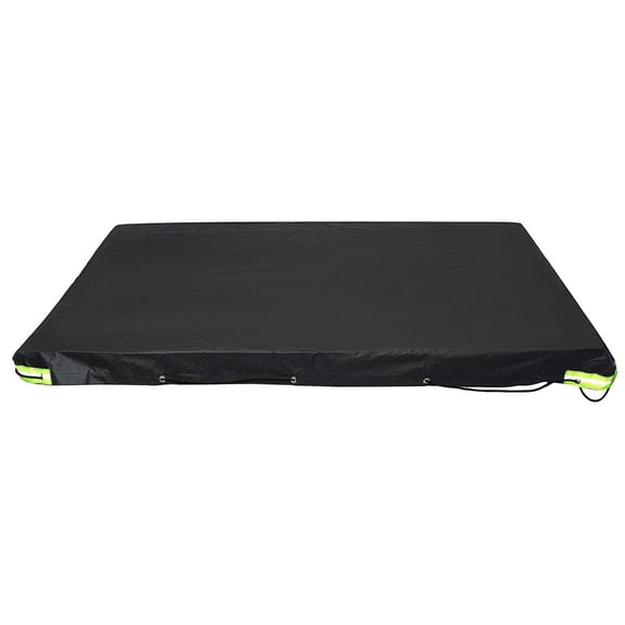 208x114x13cm Trailer Tarpaulin Cover Flat Tarpaulin with Reflective Strip Heavy Duty Tarps Anti-UV Tarp Cover