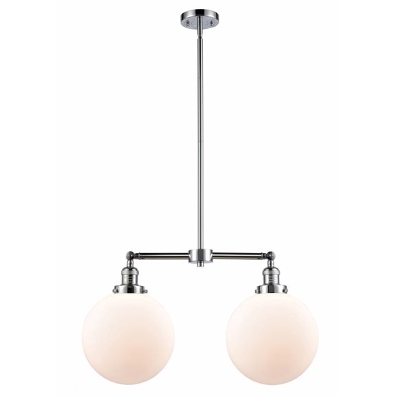 209-PC-G201-10-LED-Innovations Lighting-X-Large Beacon-7W 2 LED Chandelier in Traditional Style-25 Inches Wide by 14 Inches High   Polished Chrome