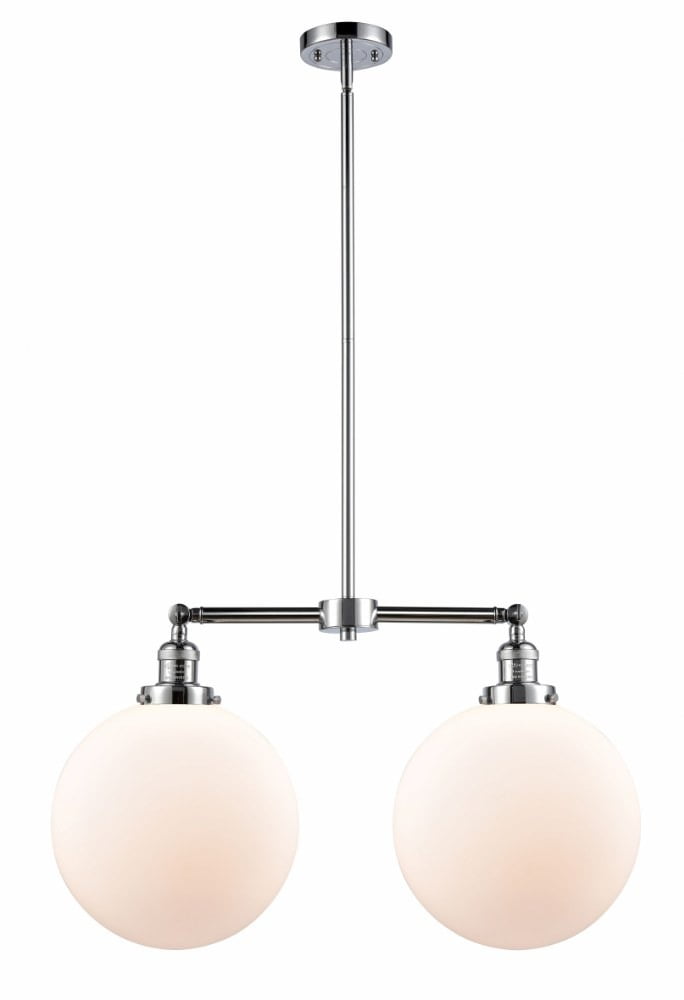209-PC-G201-12-Innovations Lighting-XX-Large Beacon-2 Light Chandelier in Traditional Style-27 Inches Wide by 16 Inches High   Polished Chrome Finish