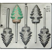 2096 Christmas Tree Lollipop Chocolate Candy Mold