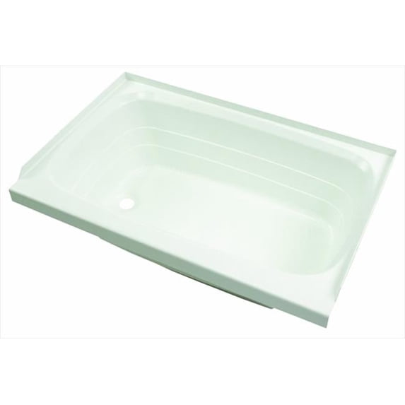 209653 Left Hand Drain - White, 24 x 36 In.