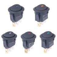 MICTUNING 5pin Laser LED Light Bar Rocker Switch 12V 20A On/Off Switch ...