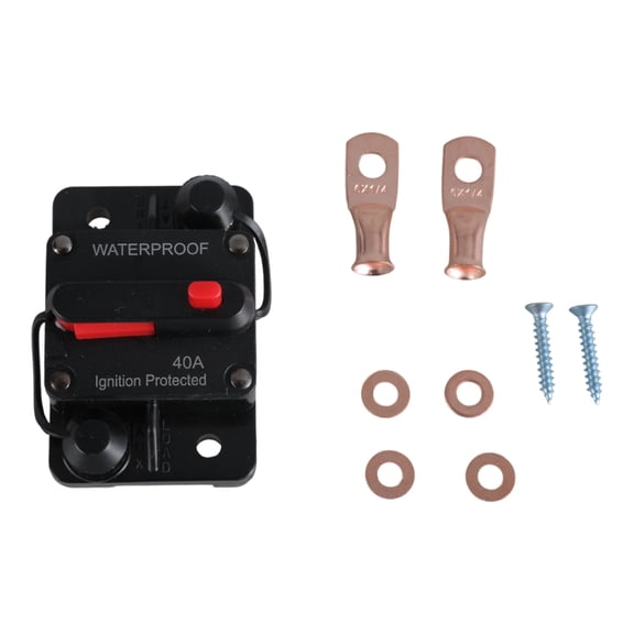 20A-300A Automatic Circuit Breaker Waterproof Car Circuits Breaking Device Manual Resetting Tool for Marine Boats
