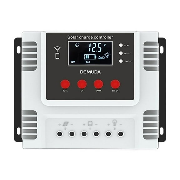 20A 30A 40A 50A 60A Solar Controller Photovoltaic System Street Light LED Display USB Interface Intelligent Charging Controller ,Multiple Protection Functions