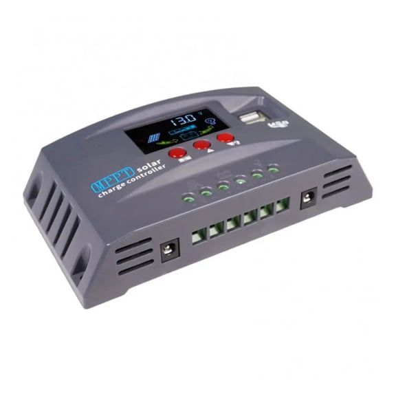 20A 30A MPPT Solar Charge Controller Dual Usb Charging Panel Controller 12v 24v Regulato ,Stable & Reliable - 10A_A
