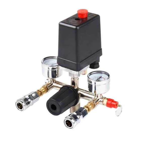20A 380V Air Compressor Pressure Switch Controller, 0.5-0.8MPA 5-8BAR 90-120PSI Air Pump Pressure Assembly ,Stable Control