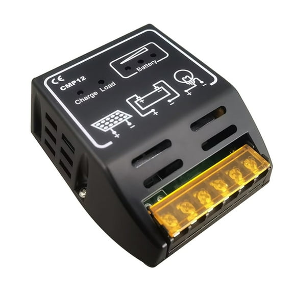 20A Auto Solar Charge Controller 20A Charging Regulator Solar Panel Cell Battery Safe Protection Charger 20A,1 * Auto Solar Charge Controller,Black