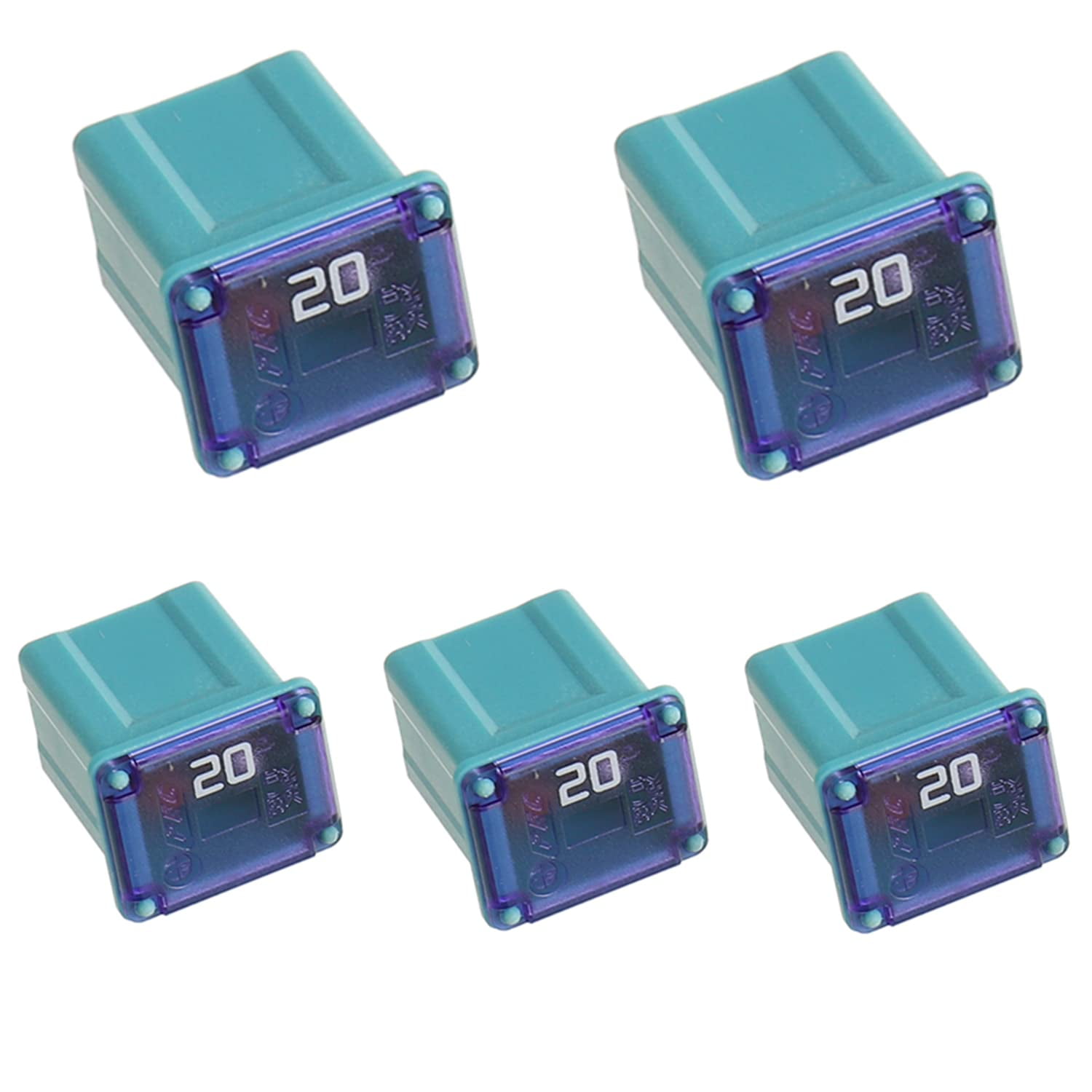 20-21FLOW FUSE サイズL(26.5〜28.5) 20A JCASE Fuse Automotive FMX Fuse Low Profile JCASE for Trucks