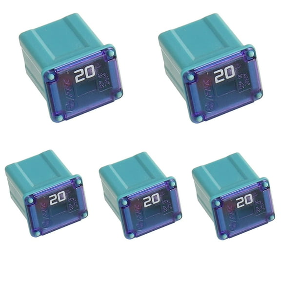 20A JCASE Fuse Automotive FMX Fuse Low Profile JCASE for Trucks, Cars and SUVs(5pcs)