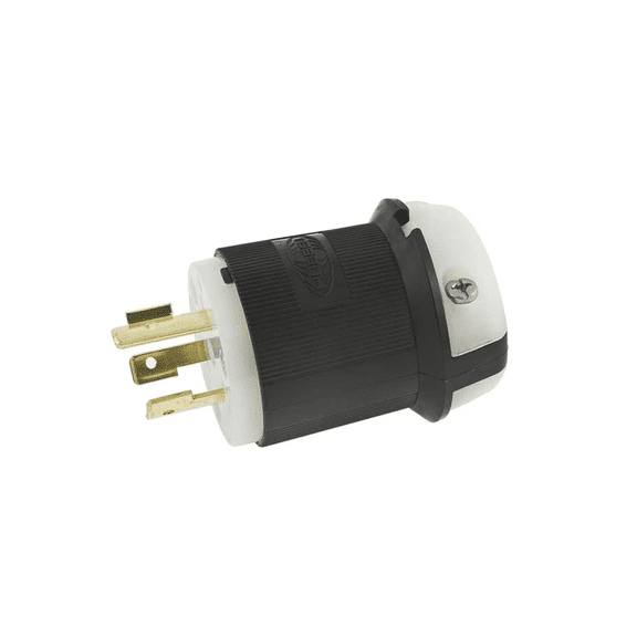 20A Twist-Lock Plug 2P 3W 480VAC L8-20P BK/WT