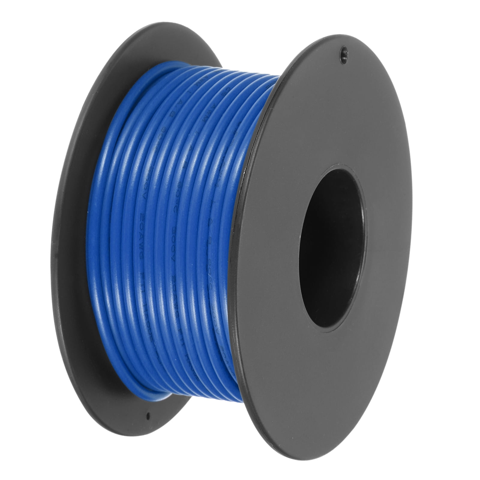 Uxcell 20AWG Stranded Wire Hookup 15M/49ft Blue, Electrical Wire UL1007 ...