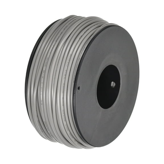 Uxcell 20AWG Stranded Wire Hookup 30M/100ft Grey, Electrical Wire UL1007 Spool